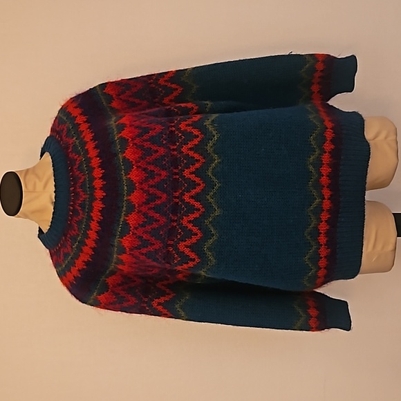 Vintage 80s hand loomed sweater - Picture 1 of 4